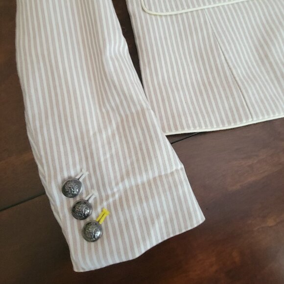 GAP Academy Blazer Striped Women's Size 2 Jacket - Picture 5 of 8